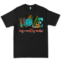 Black Western love my country music Premium Tee - HowdyJamesFarm