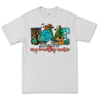 Dove Grey Western love my country music Premium Tee - HowdyJamesFarm
