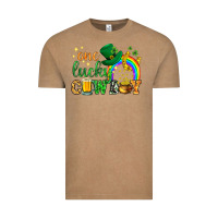 Vintage Coffee One lucky cowboy St. Patricks day Vintage Tee - HowdyJamesFarm