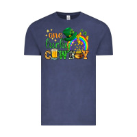 Vintage Denim One lucky cowboy St. Patricks day Vintage Tee - HowdyJamesFarm