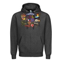 Charcoal Heather preview louisiana state Zipper Hoodie - BarkalooDesign