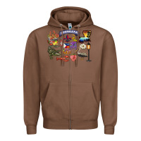 Chestnut preview louisiana state Zipper Hoodie - BarkalooDesign