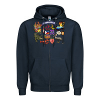 Navy preview louisiana state Zipper Hoodie - BarkalooDesign
