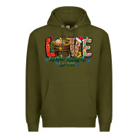 Army Green Love ComeDown Luke 2.11-2 2 Premium Hoodie - CowhideDigitalArt
