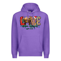 Purple Love ComeDown Luke 2.11-2 2 Premium Hoodie - CowhideDigitalArt