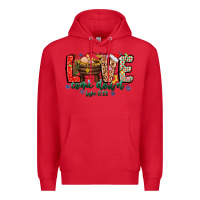 Red Love ComeDown Luke 2.11-2 2 Premium Hoodie - CowhideDigitalArt