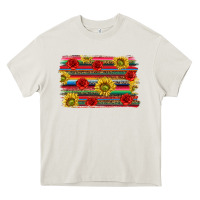Cream Mexico Brushstroke Heavy Core Tee - texasbilliewilder