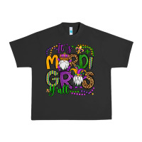 Pigment Black it's mardi gras y'all gnomes Urban Heavy Tee - OliviaCreatesArt