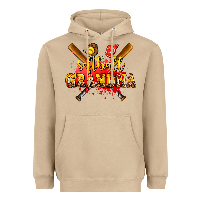 Softball Grandma Heavyweight Hoodie by AdoDesignShop | Teevron