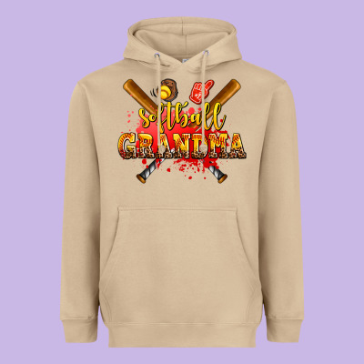 Softball Grandma Heavyweight Hoodie Designed By Adodesignshop
