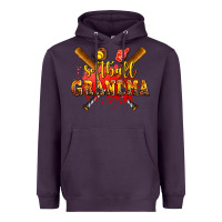 Plum softball grandma Heavyweight Hoodie - AdoDesignShop