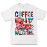 White Coffee is my Valentine Valentine's Day Premium Tee - HowdyJamesFarm