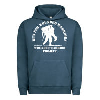 Pigment Midnight Navy memorial warrior project Urban Hoodie - maiPhamDesign