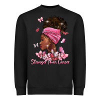 Black stronger than cancer Heavyweight Sweatshirt - BarkalooDesign