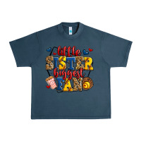 Midnight Navy little sister biggest fan softball Urban Heavy Tee - Jasminsmagicworld