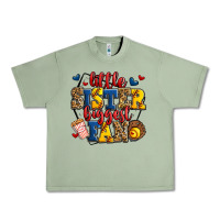 Oil Green little sister biggest fan softball Urban Heavy Tee - Jasminsmagicworld