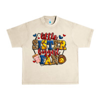Sandshell little sister biggest fan softball Urban Heavy Tee - Jasminsmagicworld