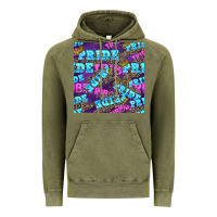 Vintage Olive pride tribe seamless pattern Vintage Hoodie - FaDigitalArtStudio