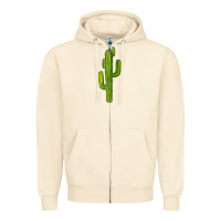 Sandshell cactus Zipper Hoodie - BarkalooDesign