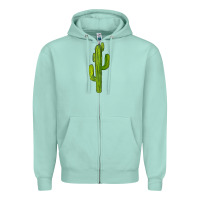 Cactus Zipper Hoodie | Teevron