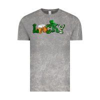Cloud Rock Lucky with beer St. Patricks day Vintage Tee - HowdyJamesFarm