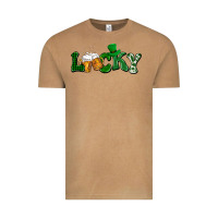 Vintage Camel Lucky with beer St. Patricks day Vintage Tee - HowdyJamesFarm