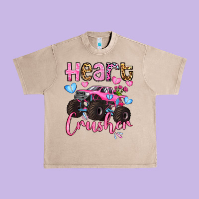 Heart Crusher Olivia Urban Heavy Tee Designed By Oliviacreatesart