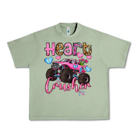 Oil Green heart crusher olivia Urban Heavy Tee - OliviaCreatesArt