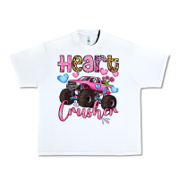 White heart crusher olivia Urban Heavy Tee - OliviaCreatesArt