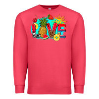 Cardinal love summer fruit and sun Premium Sweatshirt - AdoDesignShop