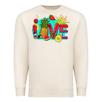 Sandshell love summer fruit and sun Premium Sweatshirt - AdoDesignShop
