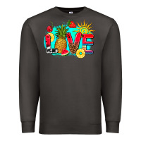 Smoke love summer fruit and sun Premium Sweatshirt - AdoDesignShop