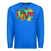 True Royal love summer fruit and sun Premium Sweatshirt - AdoDesignShop