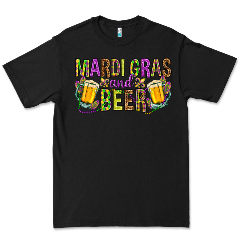 Mardi Gras And Beer Hjf Premium Tee by HowdyJamesFarm | Teevron