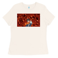 Bone wizard boy and owl Ladies Tee - TumblerDesignByShophia