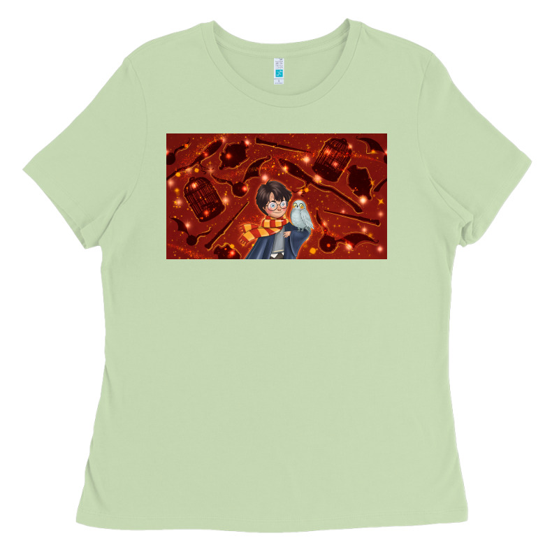 Wizard Boy And Owl Ladies Tee by TumblerDesignByShophia | Teevron
