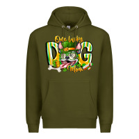 Army Green st patricks day dog mom Premium Hoodie - CowhideDigitalArt