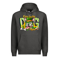 Charcoal Heather st patricks day dog mom Premium Hoodie - CowhideDigitalArt