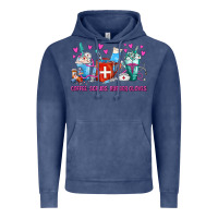 Vintage Denim Coffee Nurse Repeat Nurse Coffee Cups Vintage Hoodie - FaDigitalArtStudio