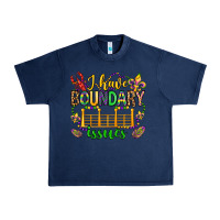 Navy ı have boundary issues mardi gras olivia Urban Heavy Tee - OliviaCreatesArt