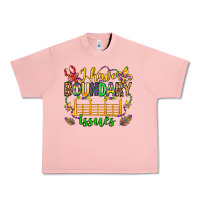 Salmon ı have boundary issues mardi gras olivia Urban Heavy Tee - OliviaCreatesArt