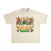 Sandshell ı have boundary issues mardi gras olivia Urban Heavy Tee - OliviaCreatesArt