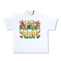 White ı have boundary issues mardi gras olivia Urban Heavy Tee - OliviaCreatesArt