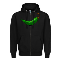 Black jalapeño Zipper Hoodie - BarkalooDesign