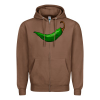Chestnut jalapeño Zipper Hoodie - BarkalooDesign