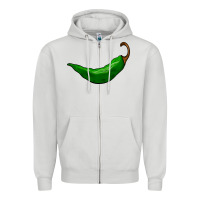 Dove Grey jalapeño Zipper Hoodie - BarkalooDesign