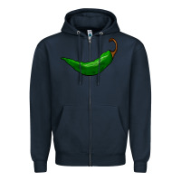 Navy jalapeño Zipper Hoodie - BarkalooDesign