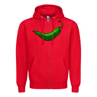 Red jalapeño Zipper Hoodie - BarkalooDesign