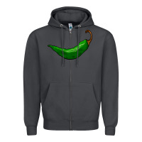 Smoke jalapeño Zipper Hoodie - BarkalooDesign