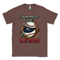 Chestnut Diamonds are a girl's best friend Baseball Classic Tee - HowdyJamesFarm